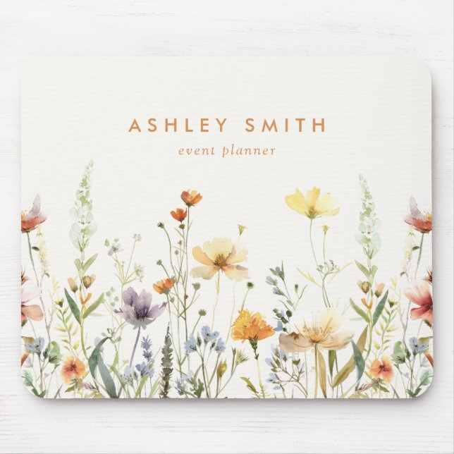 Alfombrilla De Ratón Flor silvestre rusa (Frente)