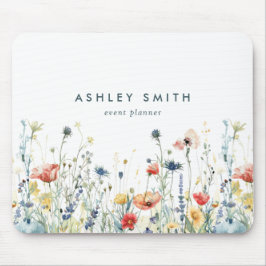 Alfombrilla De Ratón Flor silvestre vibrante
