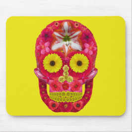 Alfombrilla De Ratón Flor Skull 6
