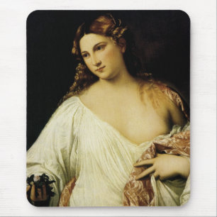 Alfombrilla De Ratón Flora, por Titian