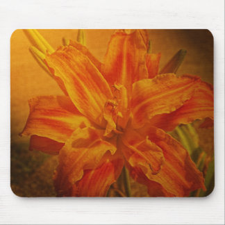 Alfombrilla De Ratón Floración con la textura de cuero