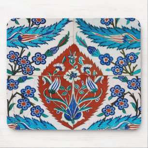 Alfombrilla De Ratón Floral cerámico turco