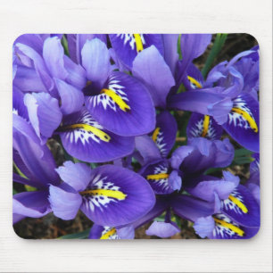 Alfombrilla De Ratón Floral de primavera de irlandeses azules en miniat