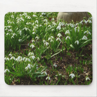 Alfombrilla De Ratón Floral de primavera (Galanthus)