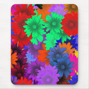 Alfombrilla De Ratón Floral multicolor