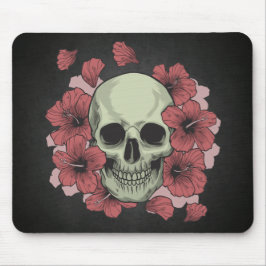 Alfombrilla De Ratón Floral Skull Dia de los Muertos | Mousepad
