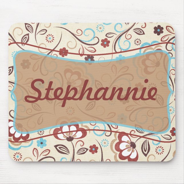 Alfombrilla De Ratón Floral Wonders Mousepad (Frente)