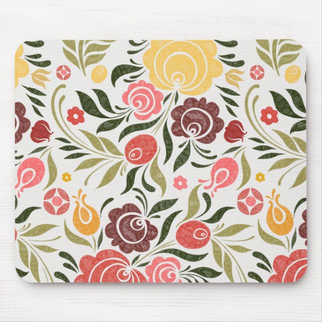 Alfombrilla De Ratón Floral - Zoe (Frente)