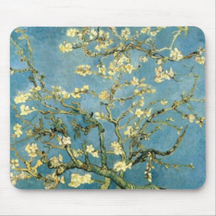 Alfombrilla De Ratón Floreciente árbol de almendros por Van Gogh