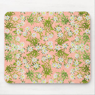 Alfombrilla De Ratón Flores alpinas Mousepad de Edelweiss del suizo