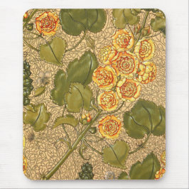 Alfombrilla De Ratón Flores amarillas antiguas Mousepad