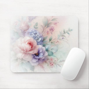 Alfombrilla De Ratón Flores Aquarell Acuarela Elegantes de Moda