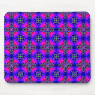 Alfombrilla De Ratón Flores artdeco en estilo retro