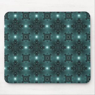 Alfombrilla De Ratón Flores artdeco en estilo retro