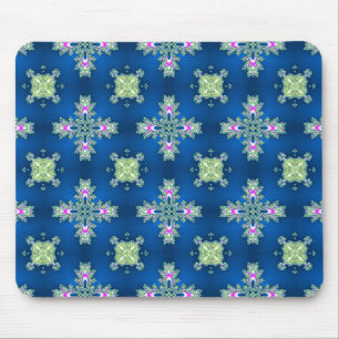 Alfombrilla De Ratón Flores artdeco en estilo retro