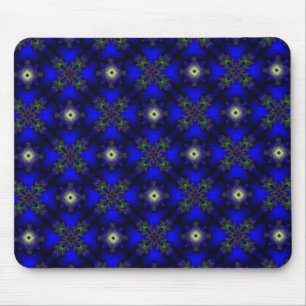 Alfombrilla De Ratón Flores artdeco en estilo retro