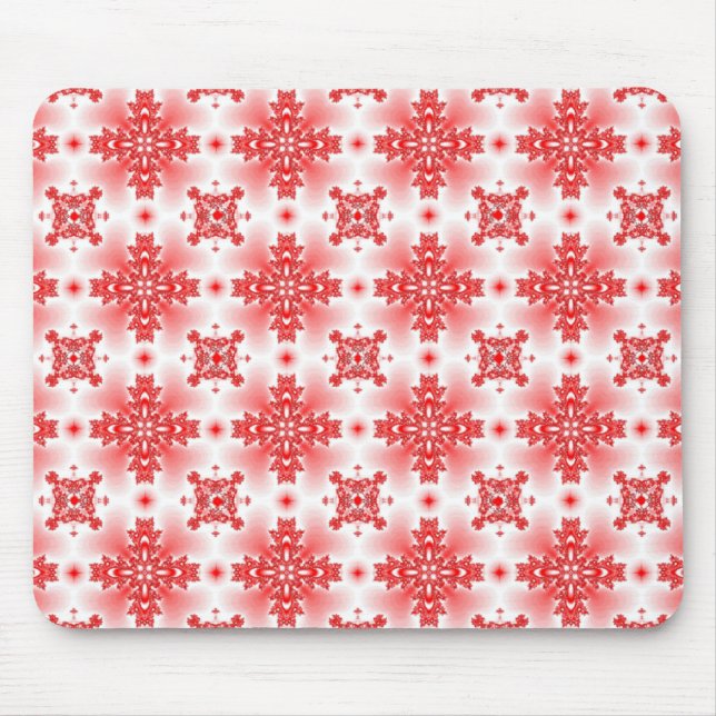 Alfombrilla De Ratón Flores artdeco en estilo retro (Frente)