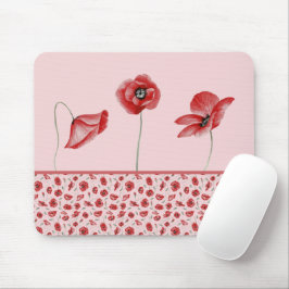 Alfombrilla De Ratón Flores de amapola