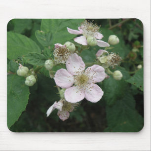 Alfombrilla De Ratón Flores de Blackberry Mousepad
