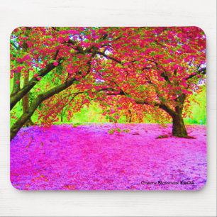 Alfombrilla De Ratón Flores de cerezo en Central Park