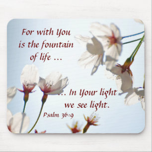 Alfombrilla De Ratón Flores de cerezo retroiluminadas 2