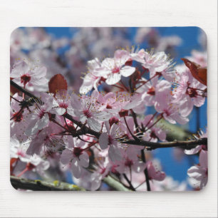 Alfombrilla De Ratón Flores de cerezo rosa