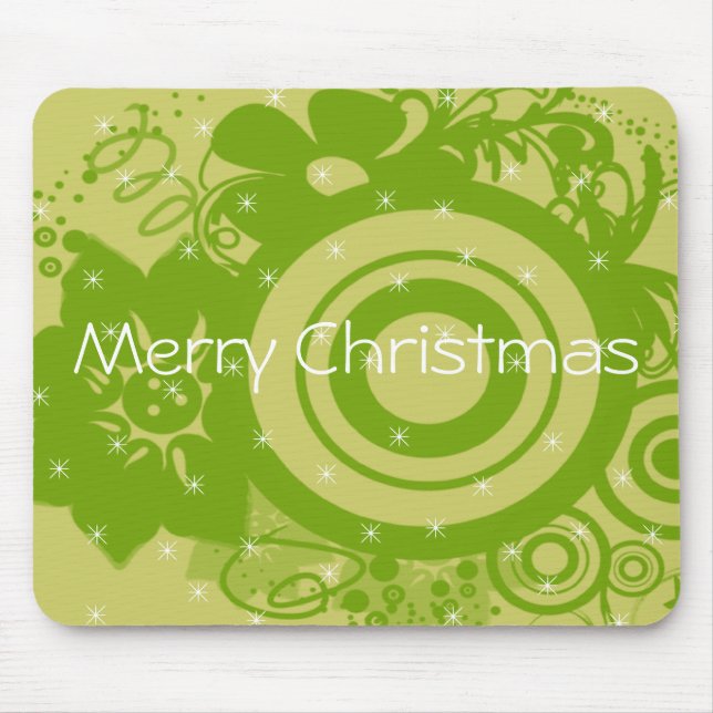 Alfombrilla De Ratón Flores De Círculo Rápidamente - Personalizadas (Frente)