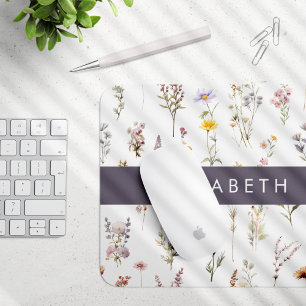 Alfombrilla De Ratón Flores de colores, flores silvestres, vegetación, 