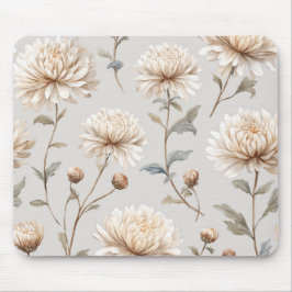 Alfombrilla De Ratón Flores de Crema Bonitas