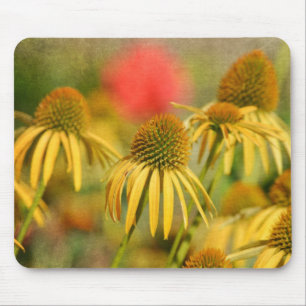 Alfombrilla De Ratón Flores De Echinacea Rústica