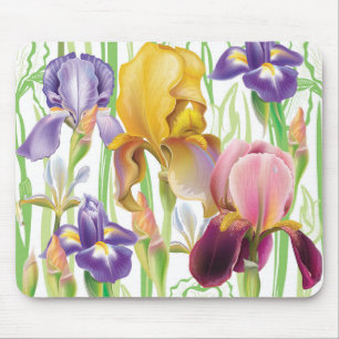 Alfombrilla De Ratón Flores de iris