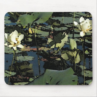 Alfombrilla De Ratón Flores de lirio de agua