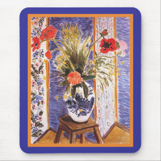 Alfombrilla De Ratón Flores de matisse en un bol