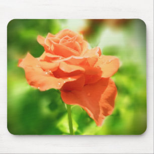 Alfombrilla De Ratón Flores de Rosa Románticas #2
