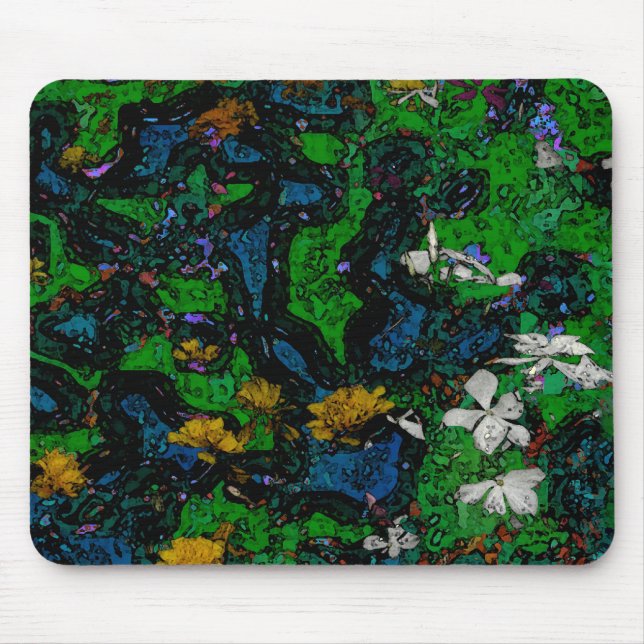Alfombrilla De Ratón Flores de suerte ~ Mousepad (Frente)