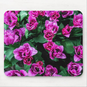 Alfombrilla De Ratón Flores de tulipanes rosados