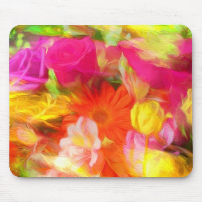 Alfombrilla De Ratón Flores de verano (Frente)