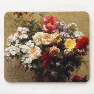 Alfombrilla De Ratón Flores de verano antiguas de Henri Fantin-Latour