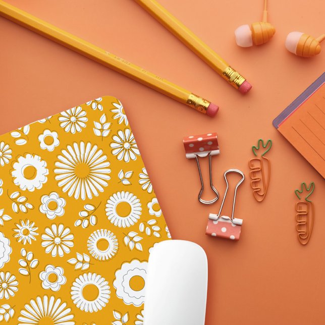 Alfombrilla De Ratón Flores de verano naranja y ricas (Subido por el creador)