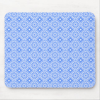 Alfombrilla De Ratón Flores egipcias antiguas - Azul bebé