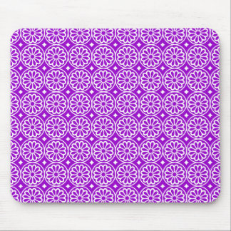 Alfombrilla De Ratón Flores egipcias antiguas - moradas
