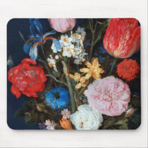 Alfombrilla De Ratón Flores en recipiente de vidrio, Jan Brueghel el Vi