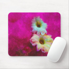 Alfombrilla De Ratón Flores en rosa