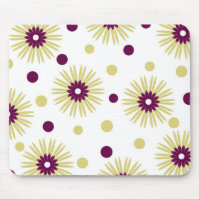 Flores enrrolladas - Mousepad