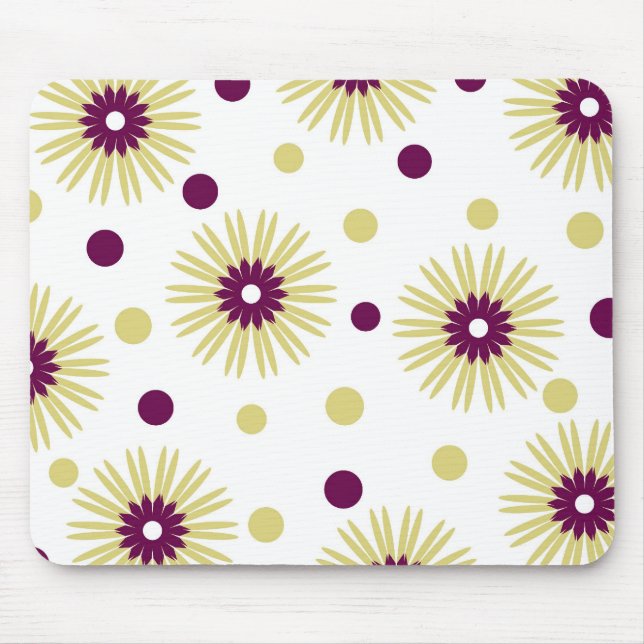 Alfombrilla De Ratón Flores enrrolladas - Mousepad (Frente)