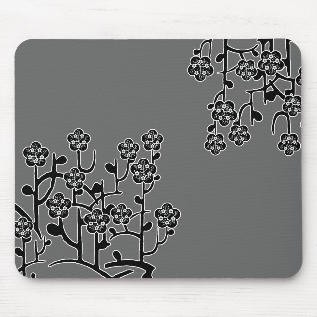 Alfombrilla De Ratón Flores modernas Mousepad (Frente)