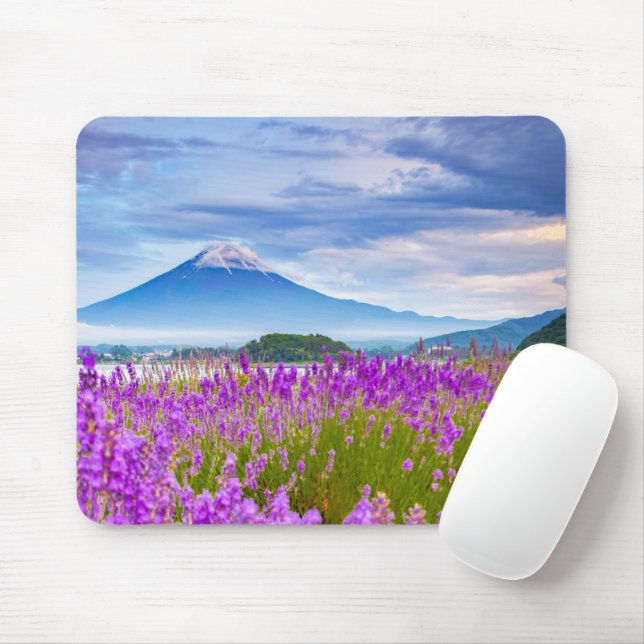 Alfombrilla De Ratón Flores | Monte Fugi Japón (Con ratón)