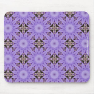 Alfombrilla De Ratón Flores Moradas