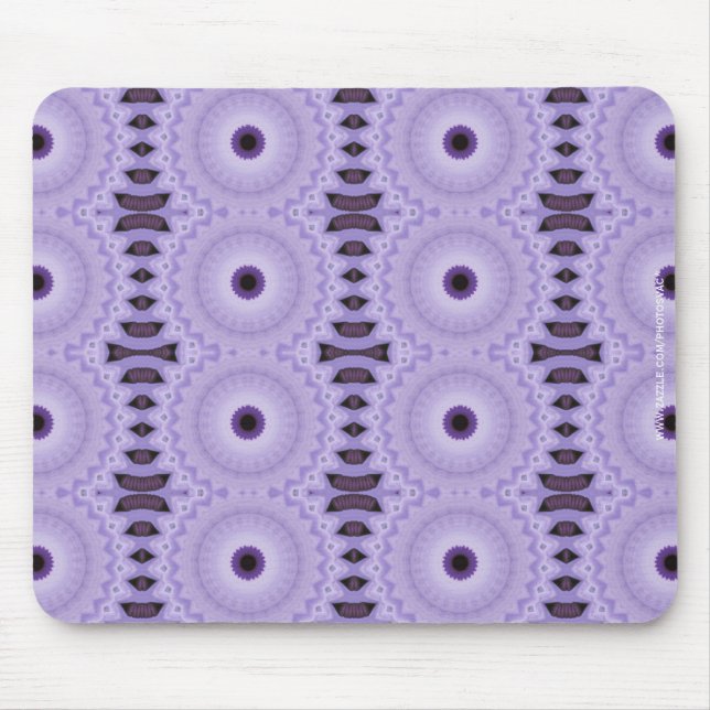 Alfombrilla De Ratón Flores Moradas (Frente)