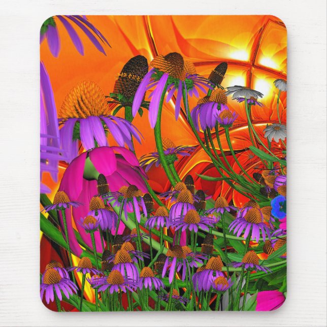 Alfombrilla De Ratón Flores Mousepad Sunshine (Frente)